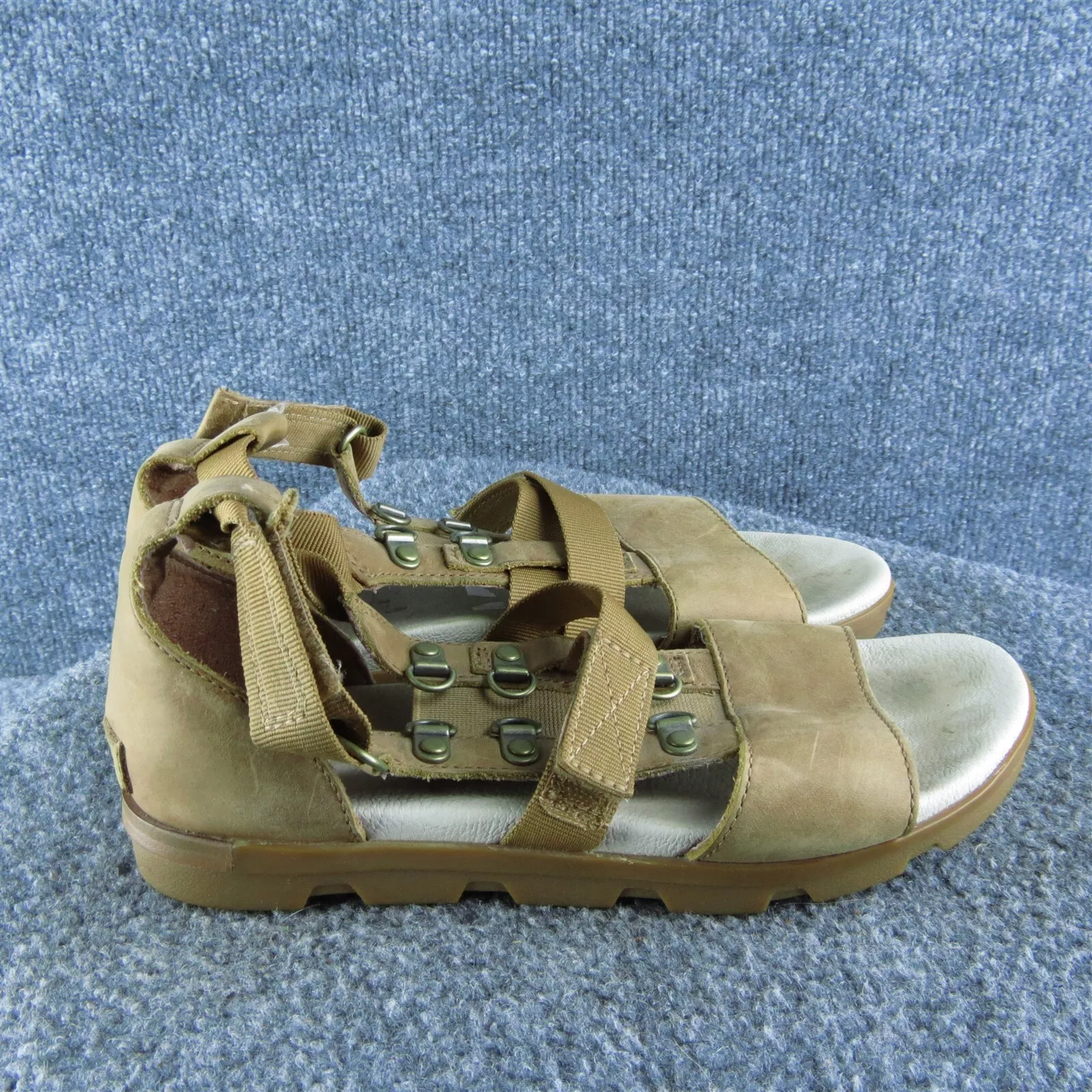 sorel torpeda carly gladiator gently used shoes