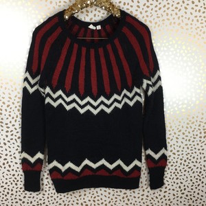 mens wool fair isle sweater