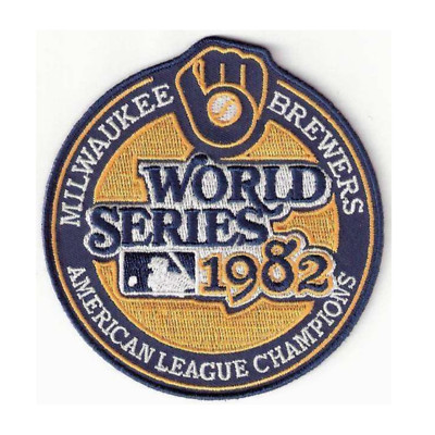 Milwaukee Brewers 1982 World Series Patch American League Champions Embroidered