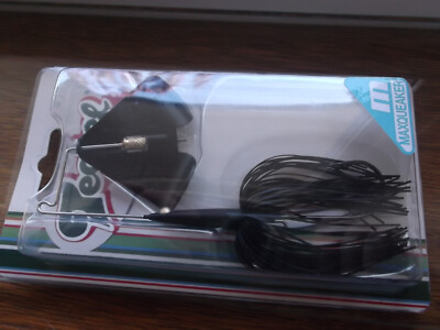 Teckel Maxqueaker Squeaky Buzzbait 1/2oz. 007 Solid Black Squeaky Dolphin