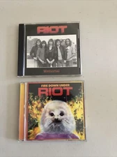 RIOT 2 IMPORT CD LOT - Memorial (D.A.T Records) Fire Down Under (High Vaultage)
