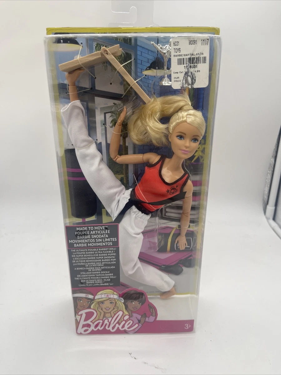 Barbie made to move martial artist doll cheap