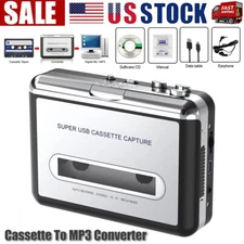 Portable Cassette Tape Player - Converter Recorder Convert Tapes to Digital MP3