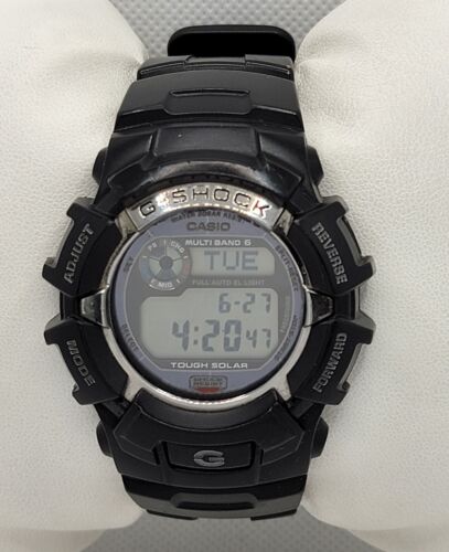 Mens Casio G-Shock 3195 Tough Solar Multi Band 6 Black Digital Watch GW-2310 I8 - 第 1/9 張圖片