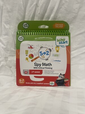LeapFrog LeapStart 1st Grade Activity Book: Spy Math & Critical Thinking
