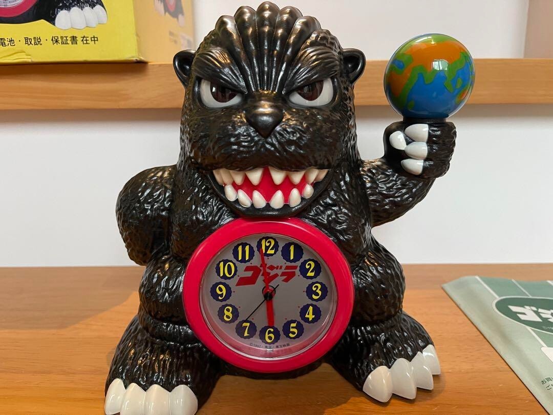 Godzilla Alarm Clock SEIKO Collaboration Limited TOHO Japan Godzilla Alarm Clock SEIKO Collaboration Limited TOHO Japan