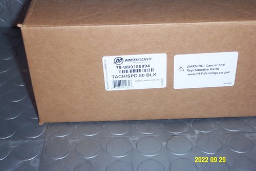 Mercury Smart Craft SC1000 Tachometer Speedometer Black 79-8M0185894 8M0135633 - Picture 7 of 11