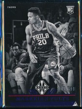 2017-2018 CHRONICLES MAJESTIC BASKETBALL MARKELLE FULTZ ROOKIE RC CARD 321 #/199. rookie card picture
