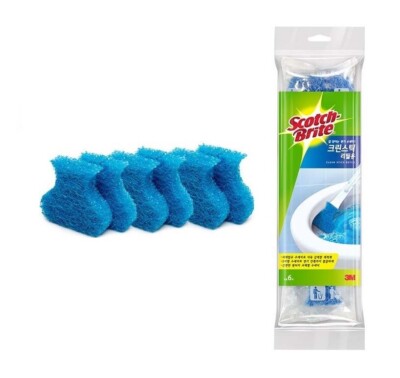 ''NEW'' 3M SCOTCH BRITE Toilet Bowl Cleaner Scrubber Brushes 6 Refills -DHL SHIP-