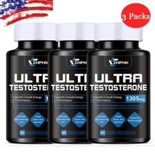 Ultra Testosterone 180 Tablets Supports Energy Endurance & Fitness Performance