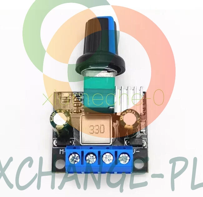 3,5A DC12V/24V PWM Motordrehzahlregler LED Dimmer B10K Potentiometer Regler - Bild 3 von 4