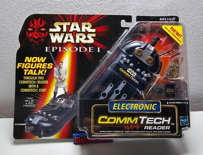 Star Wars Episode I Hasbro Electronic Comm Talk Commtalk Reader ovp  X12