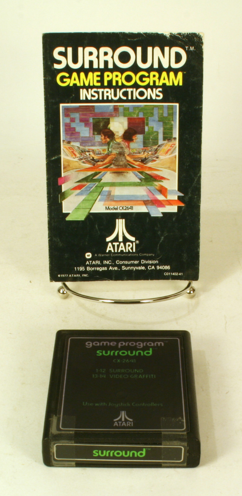 Atari 2600 game Surround  With Instructions Tested and Working