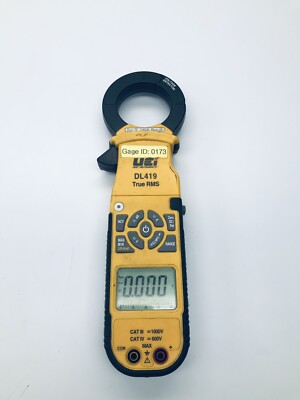 UEI DL419 TRUE RMS MULTIMETER 600V CAT IV 1000AMPS CAT III