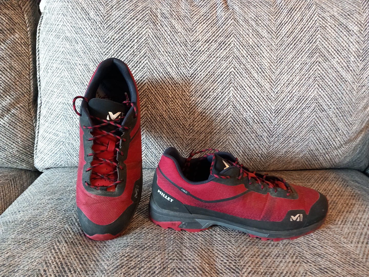 Hombres Mijo Caminata Caminar Senderismo Trekking Zapatos Reino Unido 11 UE 46 EE. UU. 12