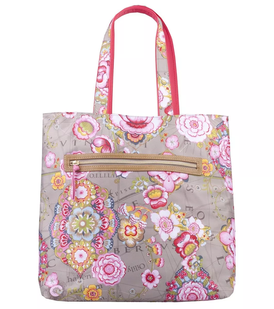 Oilily Reversible Shopper OES3110 807 Mocha Ladies Shopping Bag