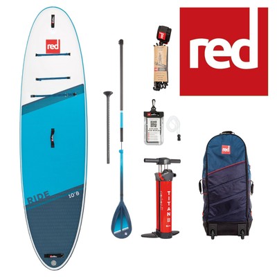 RED Paddle Co Ride 10,8 Stand Up Paddel Board Carbon Paddel Titan 2 SUP Set NEU
