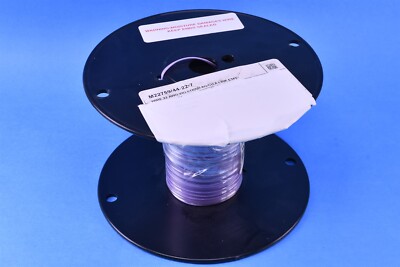 200 ft 1-Conductor 22 AWG ETFE Jacket Silver-Plated Wire @ 200*C M22759/44-22-7