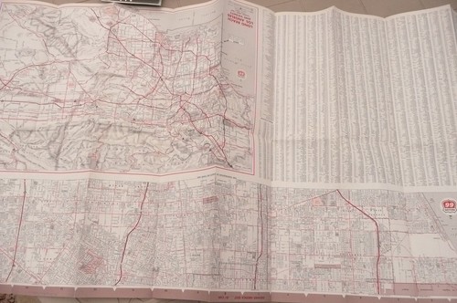 1968 Long Beach street map Phillips 66 gas oil California - Picture 3 of 3