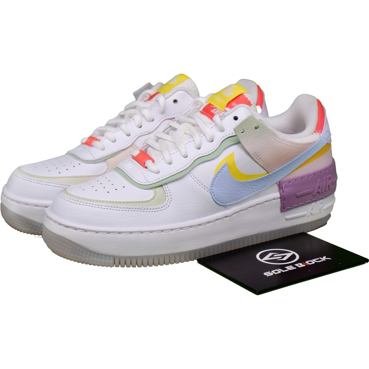 ナイキ AIR FORCE 1 SHADOW 26cm NIKE AIR FORCE 1 SHADOW CASUAL SHOES MULTI-COLOR/WHITE | eBay