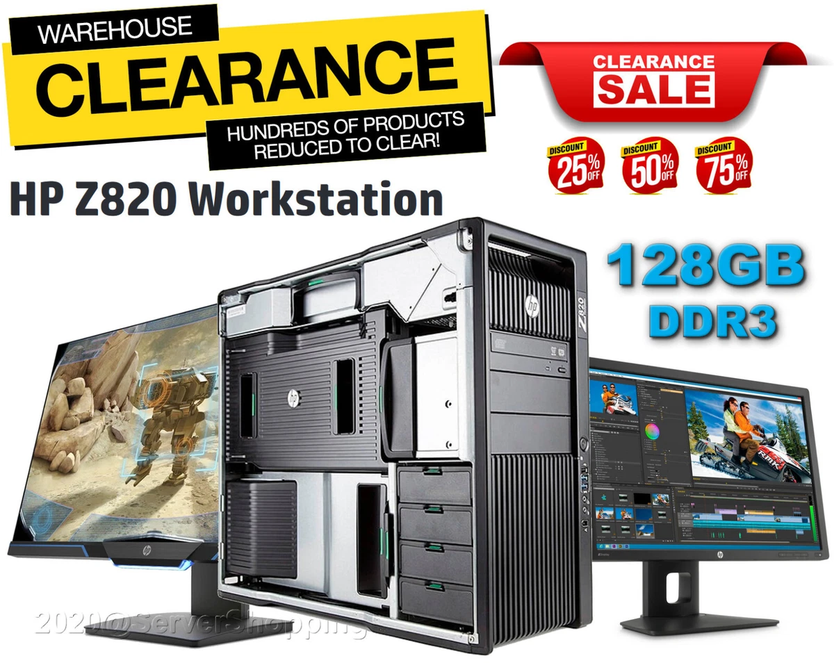 HP Z820 Tower Dedicated Graphics PC Desktops & All-In-One