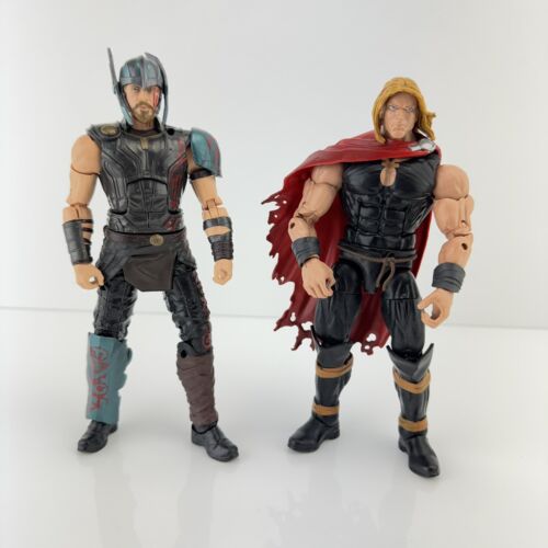 Lot of 2 Marvel Legends Series 7" The Mighty Thor HULK Build A Figure Odinson