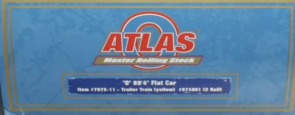 ATLAS O 2-RAIL TRAILER TRAIN 89’ 4” FLAT CAR! O SCALE INTERMODAL TTX FLAT CAR - Image 2 of 2