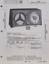 SAMS PHOTOFACT SERVICE MANUAL 266-3 ARVIN RADIO 851T 855T RE377