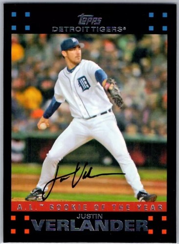 Justin Verlander #326 2007 Topps card
