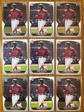 Ruben Santana D-Backs Prospect, Bowman 1st Chrome and base