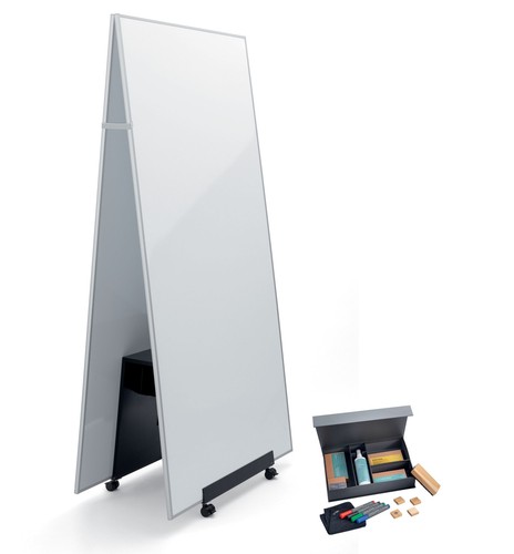 SIGEL MUB03 Meet up Bundle Set Whiteboard Multifonction Tableau Présentoir