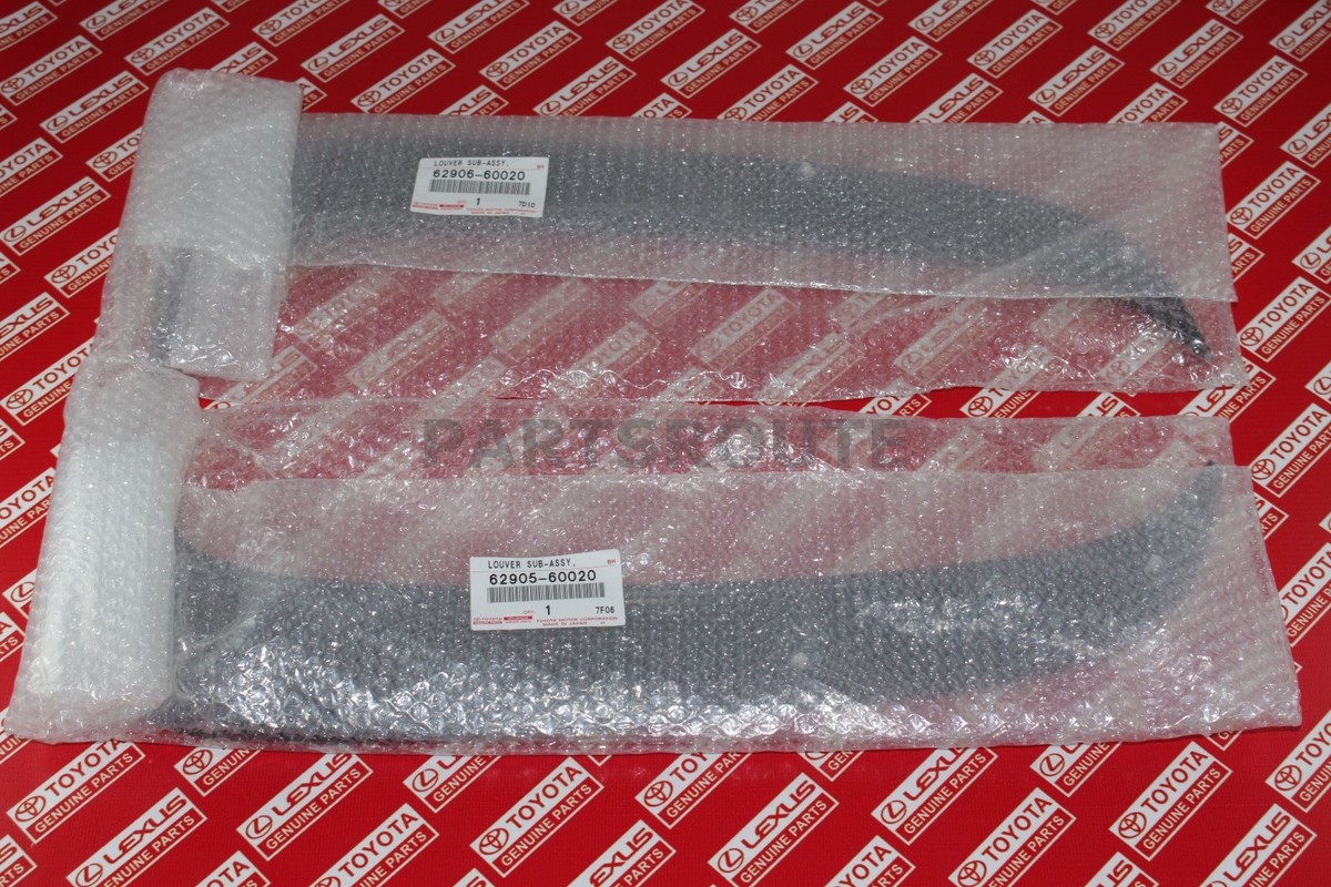 Lexus LX450 Toyota Land Cruiser 80 OEM Rear Louver Quarter Side