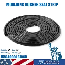 39.4FT Car Door Edge Guard Moulding Trim Rubber Edge Strip Seal Protector Black