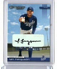 Ian Ferguson 2004 Donruss AUTOGRAPH RATED ROOKIE #51 Kansas City Royals