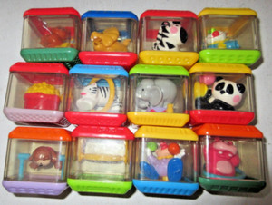 Fisher Price Peek A Block Circus Blocks Baby Preschool XMAS Toy Lot Toy Bundle