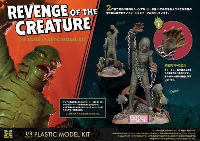 X-PLUS Revenge of the Creature 1/8 Scale Plamodel Kit X-PLUS