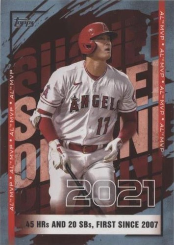 Shohei Ohtani PSA 9 2021 Topps AL MVP Award Commemorative Card | eBay