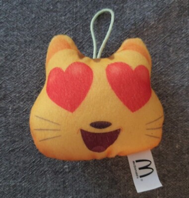 EMOJI * CAT WITH HEART EYES * Mc Donalds Happy Meal 2017 * TOP