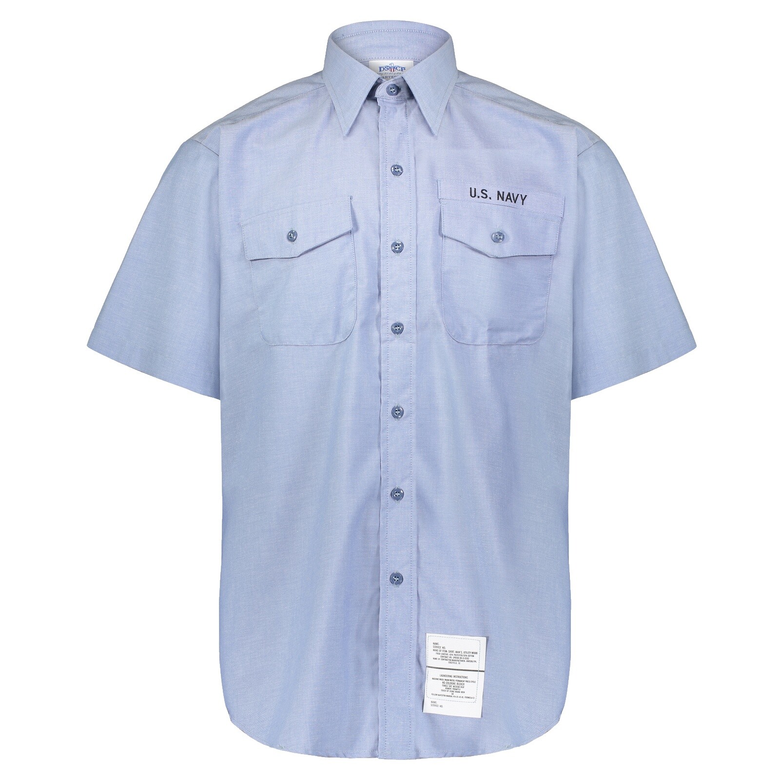 40s us NAVY chambary shirt ステンシル入り BLOG | The Real McCoy's ONLINE STORE