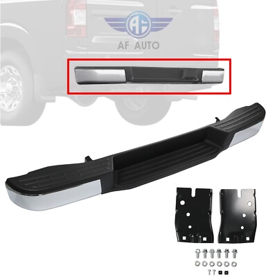 For 2012-2021 Nissan NV1500 NV2500 NV3500 Rear Bumper Assembly W/O Sensor Chrome