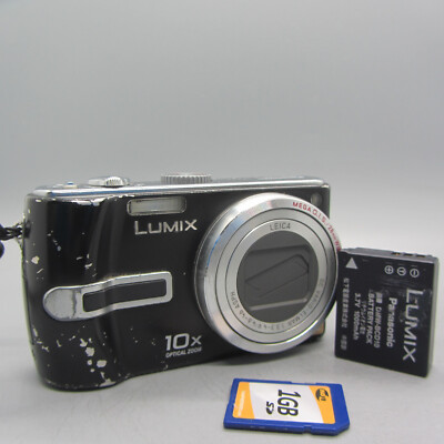 Panasonic Digital Camera Lumix DMC-TZ3 Black Tested UK