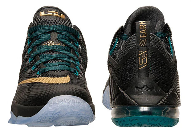 Nike Lebron XII 12 Low SVSM Sneakers Size 13. Black Gold Nike Lebron XII 12 Low SVSM Sneakers Size 13. Black Gold