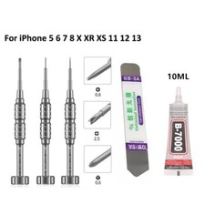 Mobile Cell Phone Screen Open Repair Tool Kit Screwdriver For iPhone 15 14 LCD X