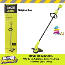 RYOBI 40V 12 in. Cordless Battery String Trimmer (Tool Only) NEW!!