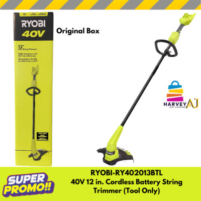 RYOBI 40V 12 in. Cordless Battery String Trimmer (Tool Only) NEW!!