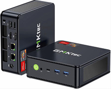 GMKtec NucBox M6 Mini PC Desktop AMD Ryzen 5 Black USB-C RJ-45 Office