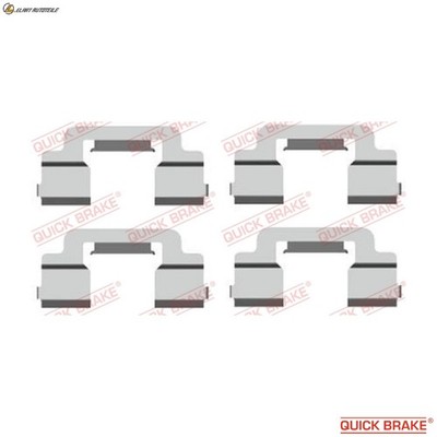 ZUBEHÖRSATZ SCHEIBENBREMSBELAG 109-1703 FÜR CITROËN C6 DT20C 3.0L UHZ 2.7L 6cyl