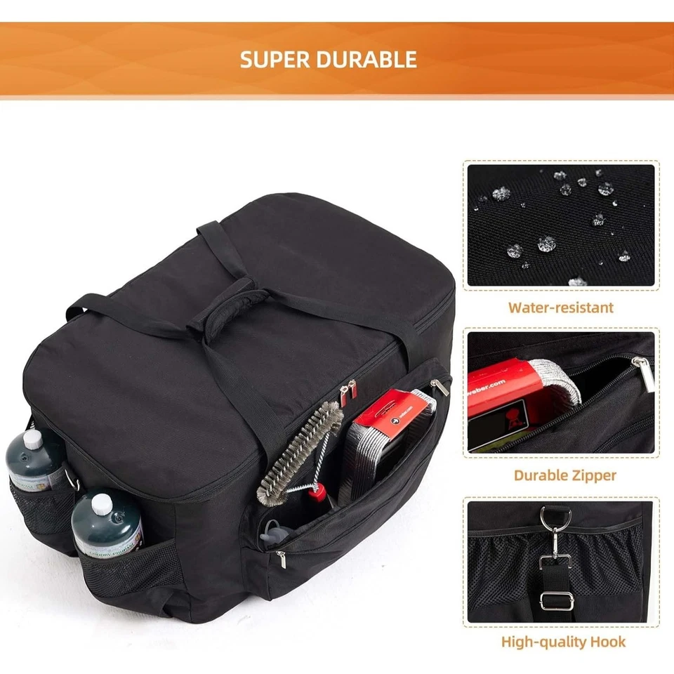 Bolsa de transporte para parrilla para Weber Q1200 Q1000 Q1400 estuche resistente al agua Foto 4 de 4