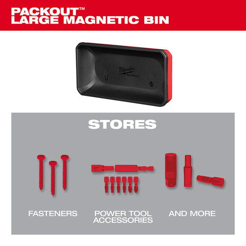 Milwaukee 48-22-8071 PAQUETE Gran Magnético Montado en Pared Papelera - Imagen 3 de 12