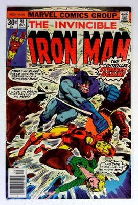 Iron Man #91 (1976) The Controller Marvel VF/NM